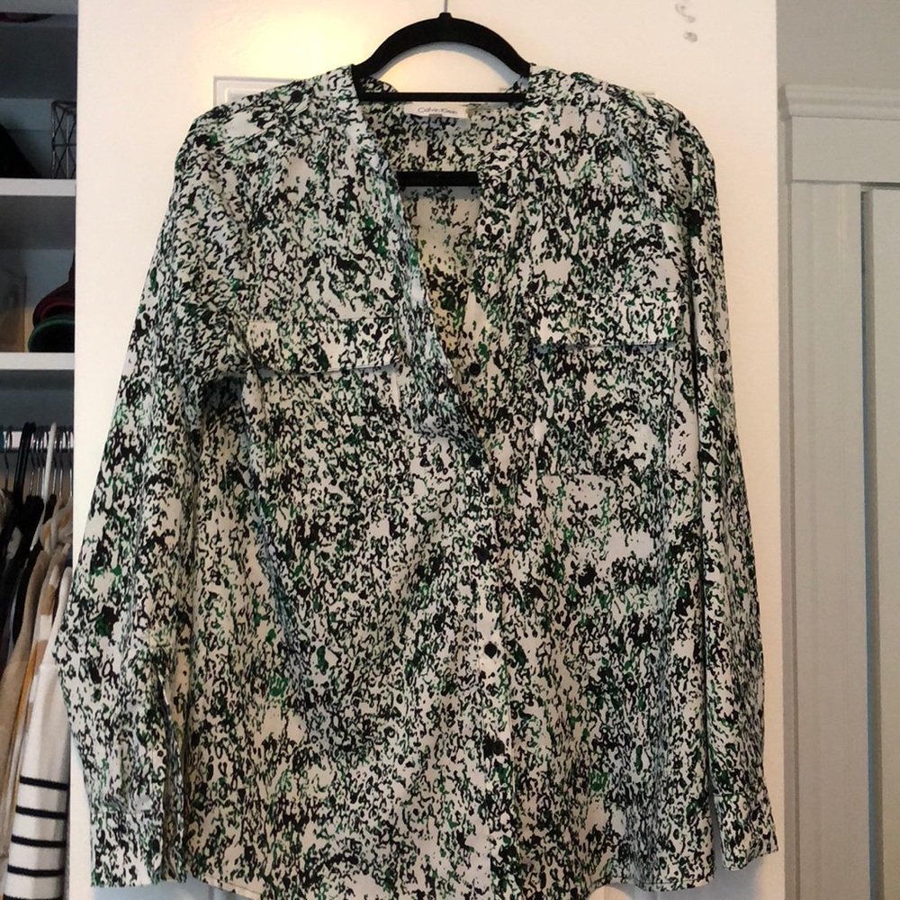 Calvin Klein printed blouse